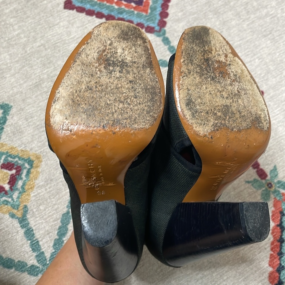 Givenchy Open Toe Booties - image 4